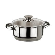 Cacerola acero Inoxibar Ecco con tapa cristal