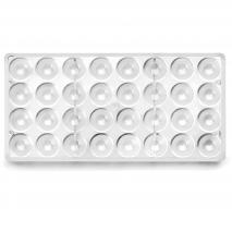 Molde bomb�n policarbonato semiesfera