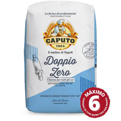 Harina Caputo 00 universal y pizza azul 1 kg