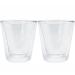 Set 2 vaso caf cortado trmico doble pared 100 ml