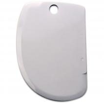 Esp�tula media luna pl�stico 12,5 cm
