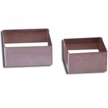 Anella quadrada inox 24x5h cm