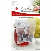 Pack 6 clips recambio tarros weck 100 mm