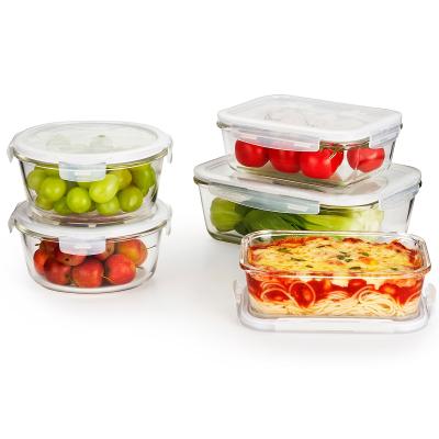 Tupper cristal borosilicato Lock&Lock redondo