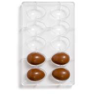 Motllo policarbonat per xocolata Ou x10 6x4,x2