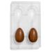Molde policarbonato para chocolate Huevo x4