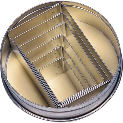 Juego 6 cortapastas rectangulares