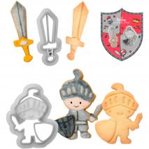 Set 2 cortadores galletas plstico King
