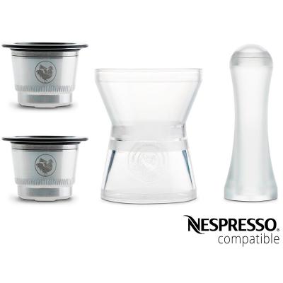 Kit c�psula acero para Nespresso
