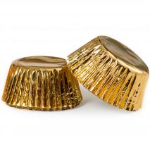 Papel cupcakes x60 Oro