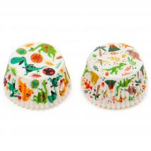 Papel cupcakes x36 Dinosaurio