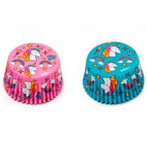 Papel cupcakes x36 Unicornio