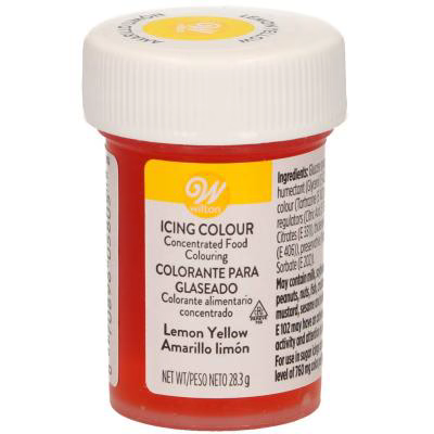 Colorant en pasta Wilton 28 g groc llimona