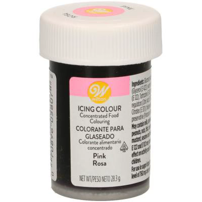 Colorante en pasta Wilton 28 g rosa