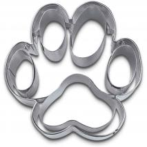 Cortador galletas huella de perro 7 cm
