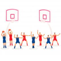 Juego 10 piezas decoraci�n baloncesto