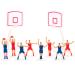Juego 10 piezas decoraci�n baloncesto