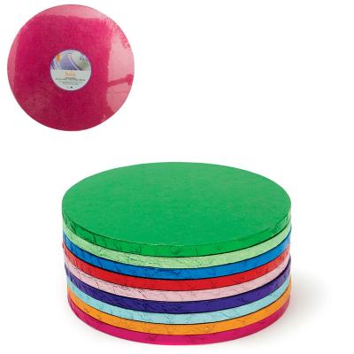 Base para pasteles redonda fucsia