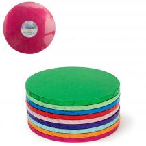 Base para pasteles redonda fucsia