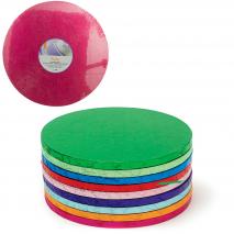 Base para pasteles redonda fucsia