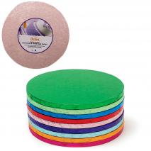 Base para pasteles redonda rosa