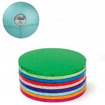 Base para pasteles redonda azul
