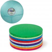 Base para pasteles redonda azul