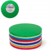 Base para pasteles redonda verde
