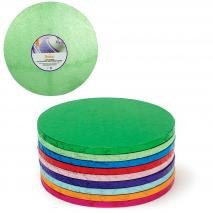 Base para pasteles redonda verde claro