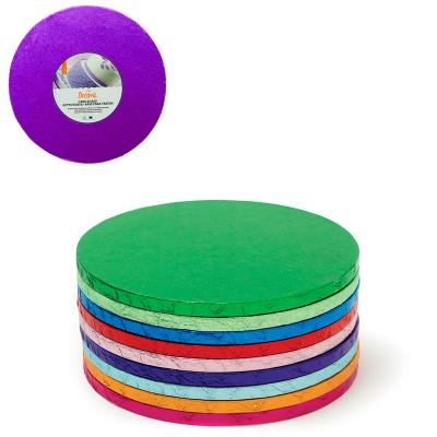 Base para pasteles redonda violeta