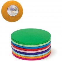 Base para pasteles redonda naranja