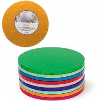 Base para pasteles redonda naranja