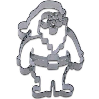 Cortador galletas Pap� Noel relieve 8 cm