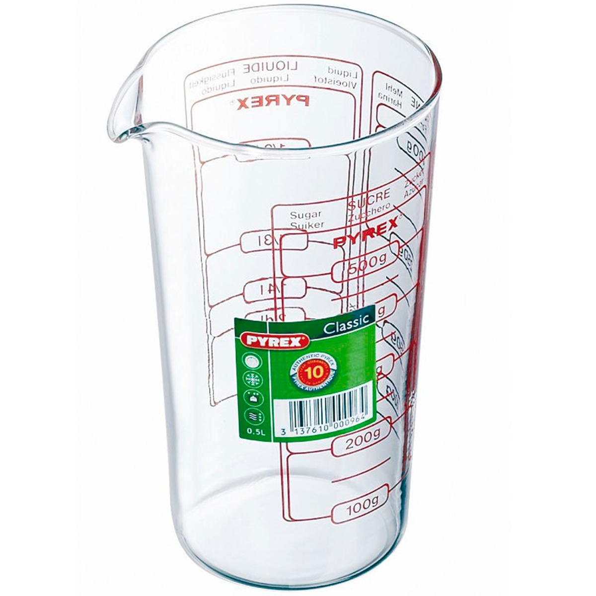 Vaso Medidor cristal Pyrex