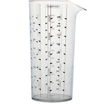 Vaso Medidor acrlico transparente