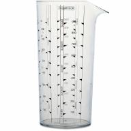 Vaso Medidor acr�lico transparente
