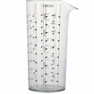 Vaso Medidor acr�lico transparente