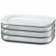 Fiambrera embutidos Modula triple 3x550 ml