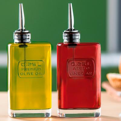 Botella cristal con tap�n para aceite Oil 250 ml