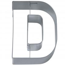 Cortador galletas letra "D" 6,5 cm