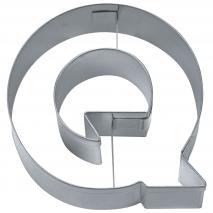 Cortador galletas letra "Q" 6,5 cm