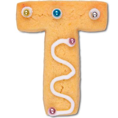 Cortador galletas letra 