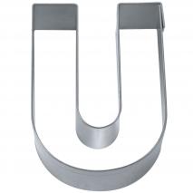Cortador galletas letra "U" 6,5 cm