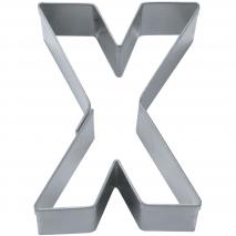 Cortador galletas letra "X" 6,5 cm