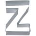 Cortador galletas letra "Z" 6,5 cm