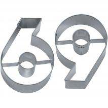 Tallador galetes nmero "6"  "9" 6,5 cm