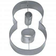 Cortador galletas n�mero "8" 6,5 cm