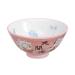 Bol arroz y cereales Gato de la suerte rosa