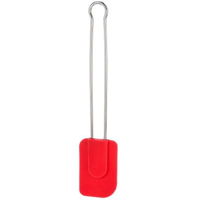 Espátula silicona per masses mànec acer