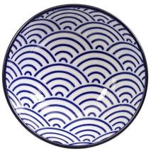 Cuenco para soja Nippon Blue olas